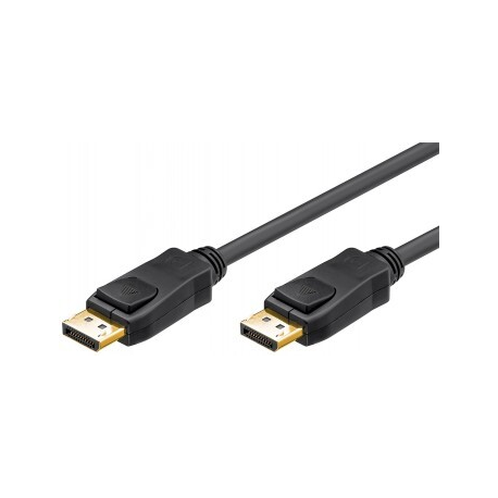 goobay - DisplayPort cable - DisplayPort (M) to DisplayPort (M) - DisplayPort 1.2 - 5 m - round, 4K support - black - 0