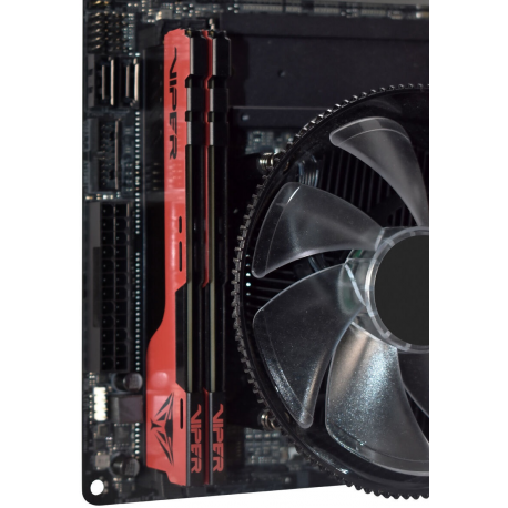 Viper Elite II - DDR4 - module - 16 GB - DIMM 288-pin - 3200 MHz / PC4-25600 - CL18 - 1.35 V - unbuffered - non-ECC - black, red - 14