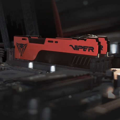 Viper Elite II - DDR4 - module - 16 GB - DIMM 288-pin - 3200 MHz / PC4-25600 - CL18 - 1.35 V - unbuffered - non-ECC - black, red - 15