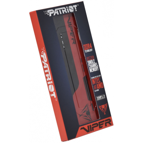 Viper Elite II - DDR4 - module - 16 GB - DIMM 288-pin - 3200 MHz / PC4-25600 - CL18 - 1.35 V - unbuffered - non-ECC - black, red - 24