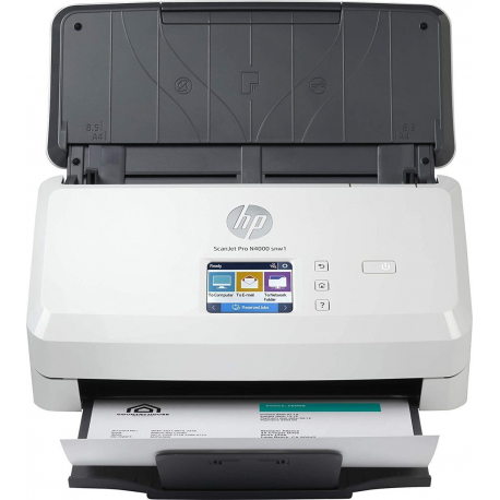 HP Scanjet Pro N4000 snw1 Sheet-feed - Document scanner - CMOS / CIS - Duplex - 216 x 3100 mm - 600 dpi x 600 dpi - up to 40 ppm (mono) - ADF (50 sheets) - up to 4000 scans per day - USB 3.0, LAN, Wi-Fi(n) - 0