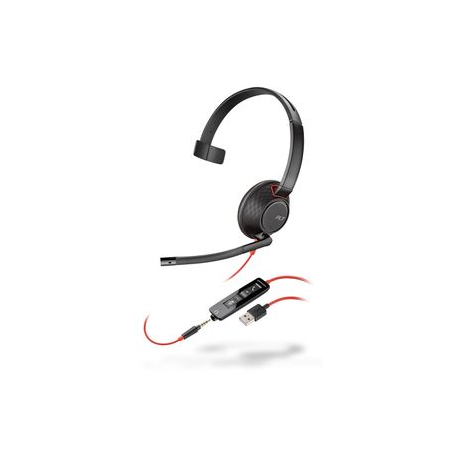 Poly - Plantronics Blackwire C5210 USB-A - Bulk - 5200 Series - headset - on-ear - wired - USB, 3.5 mm jack - 0