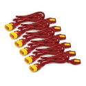 APC - Power cable kit - IEC 60320 C13 to IEC 60320 C14 - 10 A - 1.8 m - red - for P / N: SCL500RMI1UC, SCL500RMI1UNC, SMT3000I-AR, SMT3000R2I-AR, SMTL750RMI2UC, SRT1500RMXLI