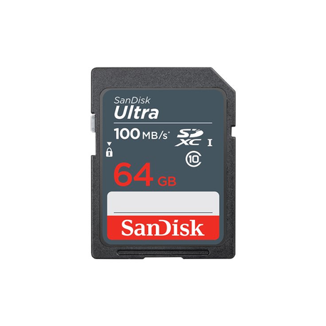 SanDisk Ultra - Flash memory card - 64 GB - Class 10 - SDXC UHS-I - 0