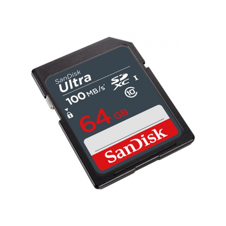 SanDisk Ultra - Flash memory card - 64 GB - Class 10 - SDXC UHS-I - 1