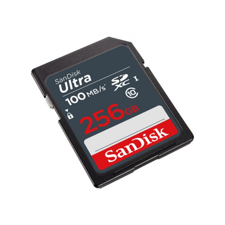 SanDisk Ultra - Flash memory card - 256 GB - UHS Class 1 / Class10 - SDXC UHS-I - 1