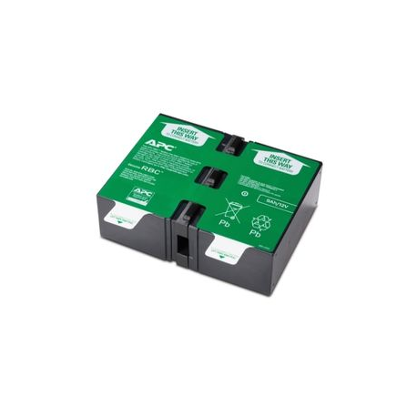 APC Replacement Battery Cartridge #166 - UPS battery - 1 x battery - Lead Acid - 180 Wh - black - for Back-UPS Pro BR1600MI - 0