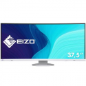 EIZO FlexScan EV3895-WT - With FlexStand - LED monitor - curved - 37.5" - 3840 x 1600 UWQHD+ @ 61 Hz - IPS - 300 cd/m² - 1000:1 - 5 ms - 2xHDMI, DisplayPort, USB-C - speakers - white