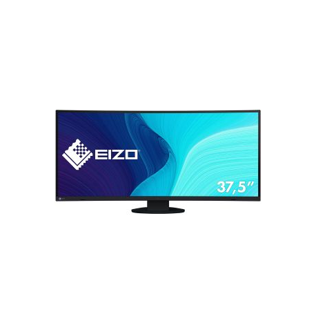 EIZO FlexScan EV3895-BK - With FlexStand - LED monitor - curved - 37.5" - 3840 x 1600 UWQHD+ @ 61 Hz - IPS - 300 cd/m² - 1000:1 - 5 ms - 2xHDMI, DisplayPort, USB-C - speakers - black - 0