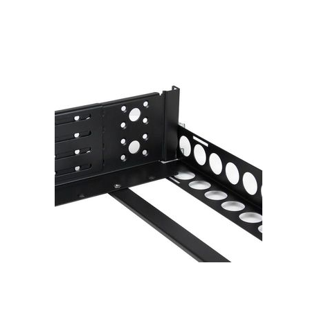 StarTech.com 3U Universal Server Rack Rails - TAA Compliant Fixed Mounting Rails - 19" Adjustable Depth Rack Mount Rails (UNIRAILS3U) - Rack rail - black - 3U - 19" - for P / N: RK1233BKM, RK2433BKM, RK2537BKM, RK3236BKF, RK4236BKB, RK4242BK24, RK4242BK30 - 3