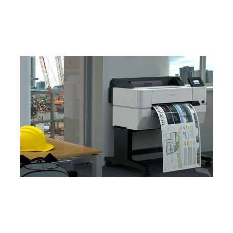 Epson SureColor SC-T3405 - With Stand - 24" large-format printer - colour - ink-jet - Roll A1 (61.0 cm) - 2400 x 1200 dpi - Gigabit LAN, Wi-Fi(n), USB host, USB 3.0 - cutter - 4