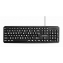 Gembird KB-U-103 - Keyboard - USB - US - black