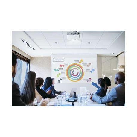 Epson EB-L200W - 3LCD projector - 4200 lumens (white) - 4200 lumens (colour) - WXGA (1280 x 800) - 16:10 - 720p - 802.11a / b / g / n wireless / LAN / Miracast Wi-Fi Display - white - 7