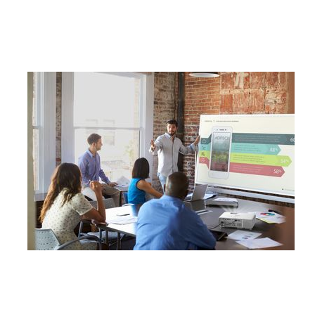 Epson EB-L200W - 3LCD projector - 4200 lumens (white) - 4200 lumens (colour) - WXGA (1280 x 800) - 16:10 - 720p - 802.11a / b / g / n wireless / LAN / Miracast Wi-Fi Display - white - 8