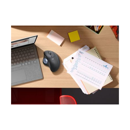 Logitech ERGO M575 for Business - Trackball - right-handed - optical - 5 buttons - wireless - Bluetooth - Logitech Logi Bolt USB receiver - graphite - 6