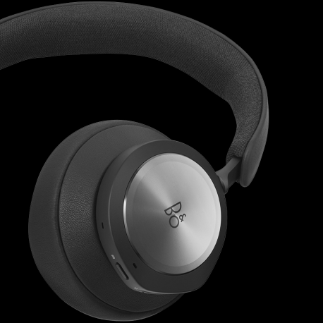 Bang & Olufsen Beoplay Portal - Headphones with mic - full size - Bluetooth / 2.4 GHz radio frequency - wireless, wired - active noise cancelling - 3.5 mm jack, USB-C - antracite black - 8