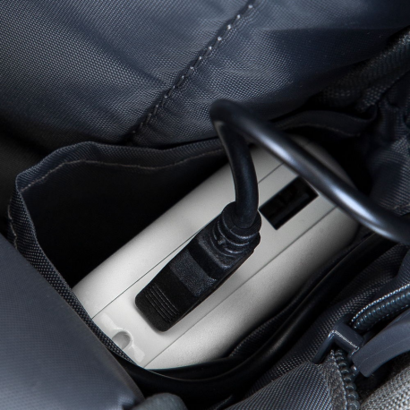 NB BACKPACK ANTI-THEFT 17.3"/7567 GREY/DARK BLUE RIVACASE - 15