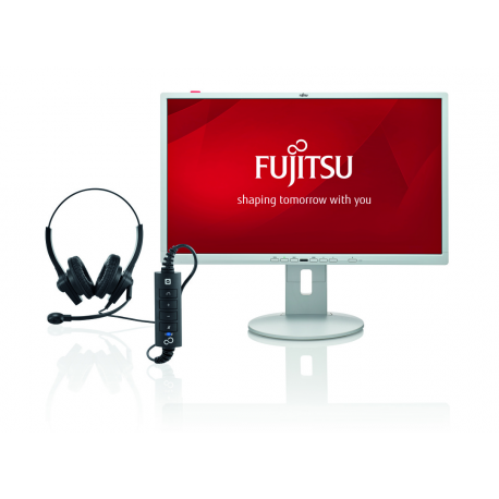 Fujitsu B22-8 WE Neo - Business Line - LED monitor - 22" (22" viewable) - 1680 x 1050 WSXGA+ - TN - 250 cd / m² - 1000:1 - 5 ms - DVI-D, VGA, DisplayPort - speakers - marble grey - for Celsius J550, J580, M770, R970, W580; ESPRIMO D538 / E94, D738 / E94, D958, P558, Q958 - 2