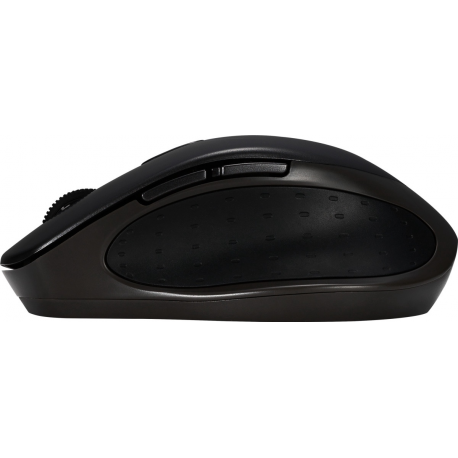 ASUS MW203 - Mouse - ergonomic - optical - 5 buttons - wireless - Bluetooth, 2.4 GHz - USB wireless receiver - black - 2