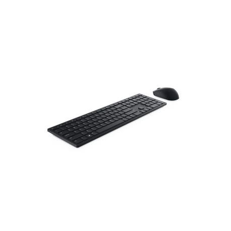 Dell Pro KM5221W - Keyboard and mouse set - wireless - 2.4 GHz - QWERTY - Pan Nordic - black - for Latitude 3320, 3520, 7320 Detachable - 5