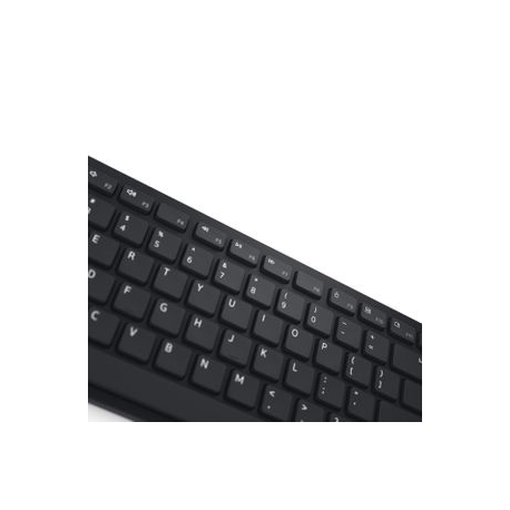 Dell Pro KM5221W - Keyboard and mouse set - wireless - 2.4 GHz - QWERTY - Pan Nordic - black - for Latitude 3320, 3520, 7320 Detachable - 9
