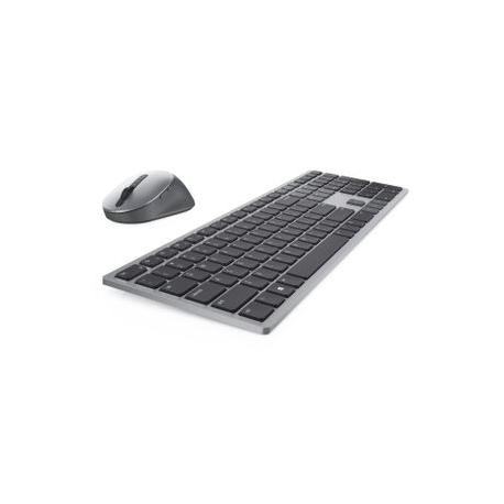 Dell Premier Multi-Device KM7321W - Keyboard and mouse set - wireless - 2.4 GHz, Bluetooth 5.0 - QWERTY - Pan Nordic - titan grey - for Latitude 7320 Detachable - 2
