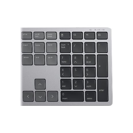 Dell Premier Multi-Device KM7321W - Keyboard and mouse set - wireless - 2.4 GHz, Bluetooth 5.0 - QWERTY - Pan Nordic - titan grey - for Latitude 7320 Detachable - 22