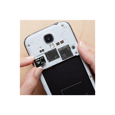 PNY Performance Plus - Flash memory card - 16 GB - Class 10 - microSDHC - 1