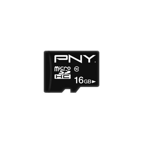 PNY Performance Plus - Flash memory card - 16 GB - Class 10 - microSDHC - 3