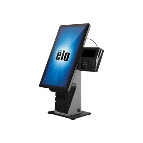 Elo Wallaby Self-Service Floor Base - Stand - for point of sale terminal - black / silver - floor-standing - for I-Series (15.6 in, 21.5 in) - 1