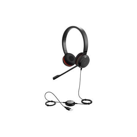 Jabra Evolve 20 UC stereo - Special Edition - headset - on-ear - wired - USB - 3