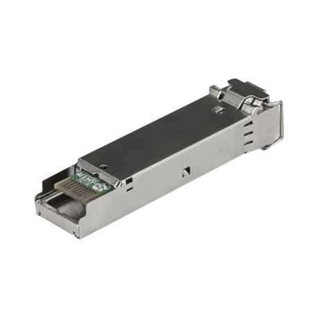 StarTech.com MSA Uncoded SFP Module, 1000BASE-BX, 1 Gigabit Ethernet Bi-Directional (BiDi) Fiber Single Strand SFP Transceiver (SMF), LC 10km , Mini GBIC Transceiver SFP Module, Upstream - Lifetime Warranty (SFP1000BXUST) - SFP (mini-GBIC) transceiver module - GigE - 1000Base-BX - LC single-mode - up to 10 km - 1310 (TX) / 1490 (RX) nm - 2