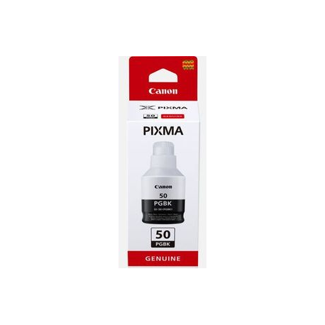 Canon GI 50 PGBK - Black - original - ink refill - for PIXMA G5050, G6050, G7050, GM2050, GM4050 - 2