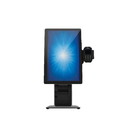 Elo Slim Self-Service Countertop Stand - Stand - for point of sale terminal - black / silver - for Elo 1502L, 2002L, 2202L, 2402L, 2702L; I-Series ESY15i2, ESY15i5, ESY22i2, ESY22i5 - 2