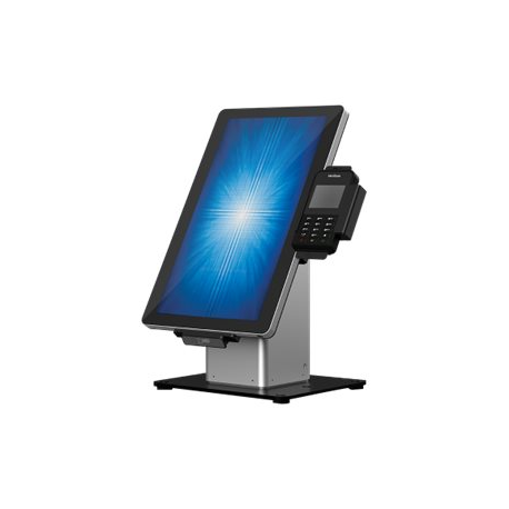 Elo Slim Self-Service - Stand - for point of sale terminal - black / silver - floor-standing - for Elo 1502L, 2002L, 2202L, 2402L, 2702L; I-Series ESY15i2, ESY15i5, ESY22i2, ESY22i5 - 1