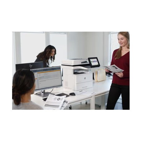 HP LaserJet Enterprise Flow MFP M528z - Multifunction printer - B / W - laser - Legal (216 x 356 mm) / A4 (210 x 297 mm) (original) - A4 / Legal (media) - up to 43 ppm (copying) - up to 43 ppm (printing) - 650 sheets - 33.6 Kbps - USB 2.0, Gigabit LAN, Wi-Fi(n), NFC, USB 2.0 host - 4