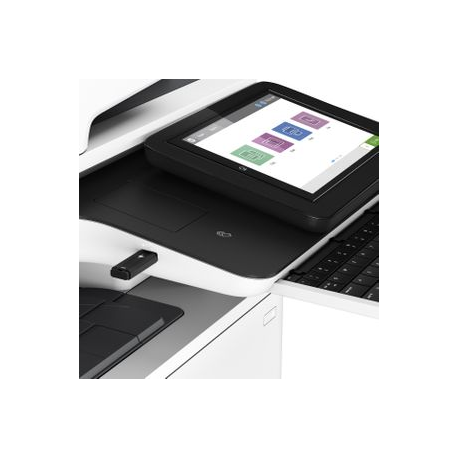 HP LaserJet Enterprise Flow MFP M528z - Multifunction printer - B / W - laser - Legal (216 x 356 mm) / A4 (210 x 297 mm) (original) - A4 / Legal (media) - up to 43 ppm (copying) - up to 43 ppm (printing) - 650 sheets - 33.6 Kbps - USB 2.0, Gigabit LAN, Wi-Fi(n), NFC, USB 2.0 host - 7