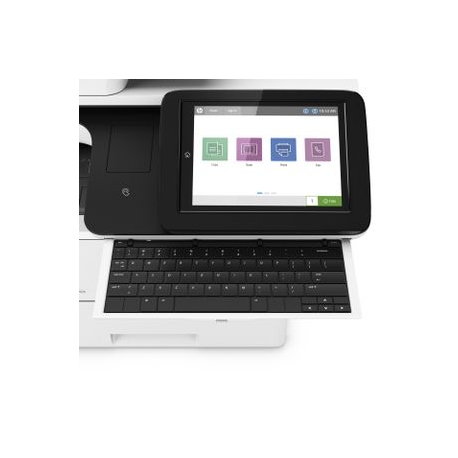 HP LaserJet Enterprise Flow MFP M528z - Multifunction printer - B / W - laser - Legal (216 x 356 mm) / A4 (210 x 297 mm) (original) - A4 / Legal (media) - up to 43 ppm (copying) - up to 43 ppm (printing) - 650 sheets - 33.6 Kbps - USB 2.0, Gigabit LAN, Wi-Fi(n), NFC, USB 2.0 host - 8