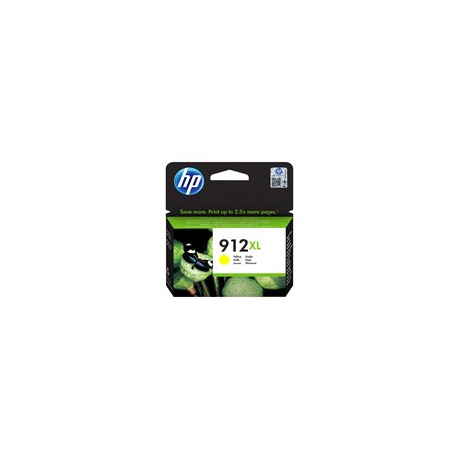HP 912XL - 9.9 ml - High Yield - yellow - original - ink cartridge - for Officejet 80XX; Officejet Pro 80XX - 12