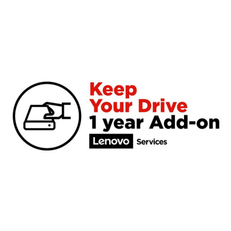 Lenovo Keep Your Drive Add On - Extended service agreement - 1 year - for ThinkStation P310 30AS, 30AT, 30AU, 30AV; P410 30B2, 30B3 - 1