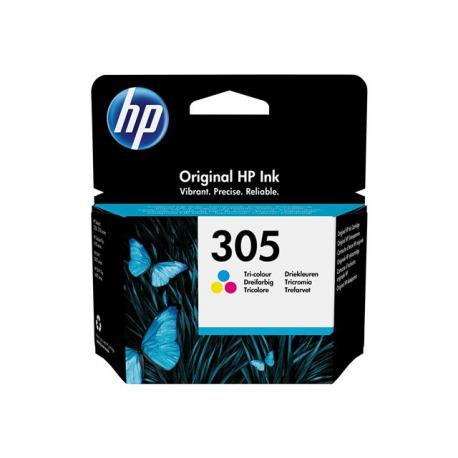 HP 305 - 4.48 ml - colour (cyan, magenta, yellow) - original - ink cartridge - for Deskjet 1255, 23XX, 27XX, 41XX; DeskJet Plus 41XX; Envy 60XX, 6420; ENVY Pro 64XX - 1