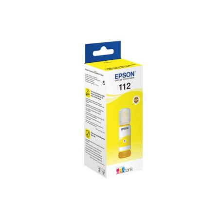 Epson EcoTank 112 - 70 ml - yellow - original - ink refill - for EcoTank L11160, L15150, L15160, L6460, L6490, L6550, L6570, L6580; EcoTank Pro L15180 - 1