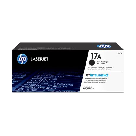 HP 17A - Black - original - LaserJet - toner cartridge (CF217A) - for LaserJet Pro M102a, M102w, MFP M130a, MFP M130fn, MFP M130fw, MFP M130nw - 1