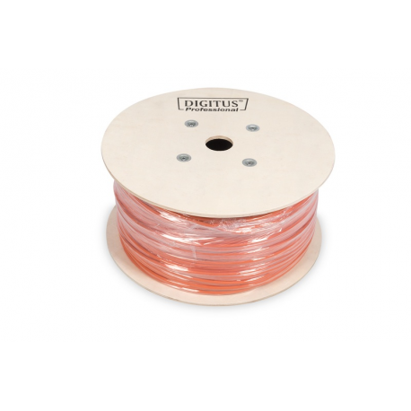 DIGITUS - Bulk cable - 500 m - SFTP, PiMF - CAT 7 - halogen-free, solid - orange, RAL 2000 - 1