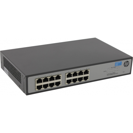 HPE 1420-16G - Switch - unmanaged - 16 x 10 / 100 / 1000 - desktop, rack-mountable, wall-mountable - 3