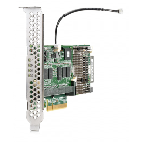 HPE Smart Array P440 / 4GB with FBWC - Storage controller (RAID) - 8 Channel - SATA 6Gb / s  /  SAS 12Gb / s - low profile - RAID 0, 1, 5, 6, 10, 50, 60, 1 ADM, 10 ADM - PCIe 3.0 x8 - for Apollo 4510 Gen9; ProLiant DL20 Gen9, DL560 Gen9, ML30 Gen9, XL230a Gen9, XL270d Gen9 - 2