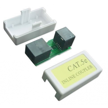 Gembird - Network coupler - RJ-45 (F) to RJ-45 (F) - CAT 5e - white - 1