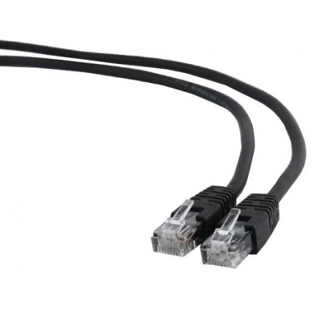Gembird - Patch cable - RJ-45 (M) to RJ-45 (M) - 2 m - STP - CAT 6 - molded, stranded - black - 2