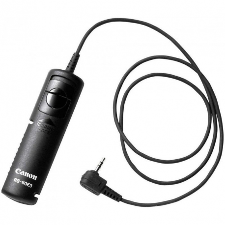 Canon RS-60E3 - Camera remote control - cable - black - for EOS 250, 850, 90, Kiss X10, Kiss X90, Rebel SL3, Rebel T7+, Rebel T8i, RP; PowerShot SX70 - 3