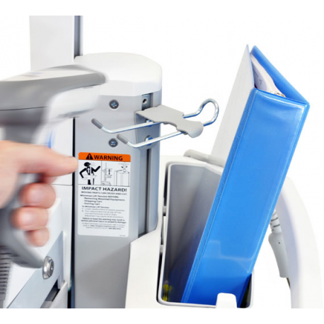 Ergotron - Mounting component (holder, T-slot bracket) - for barcode scanner - aluminium, steel - cart mountable - for StyleView; StyleView Telepresence; TeachWell LCD Mobile Digital Platform - 1